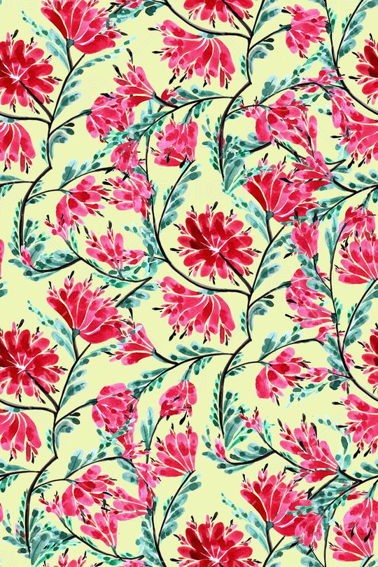 手绘印花华亿平台图片