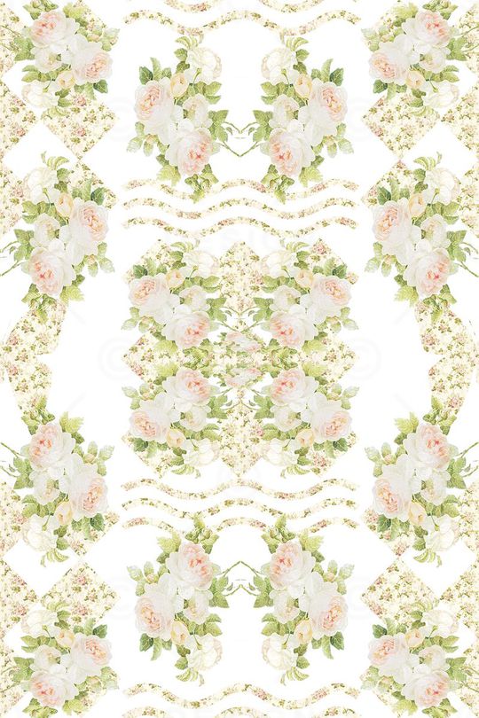 清新花卉印花华亿平台图片