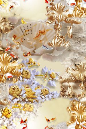 民族风印花华亿平台图片