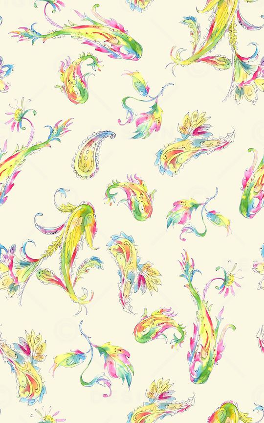 佩斯利印花华亿平台图片