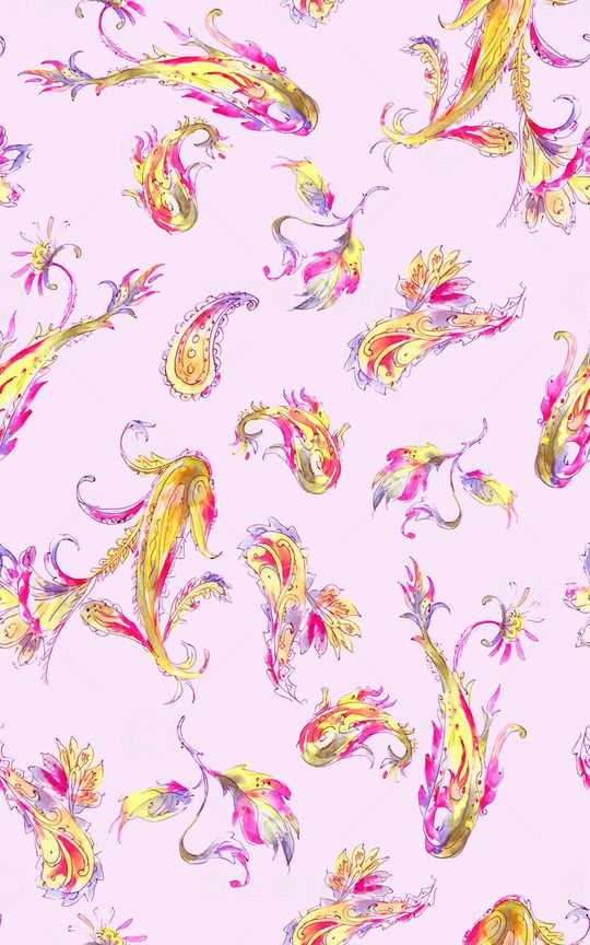 佩斯利印花华亿平台图片