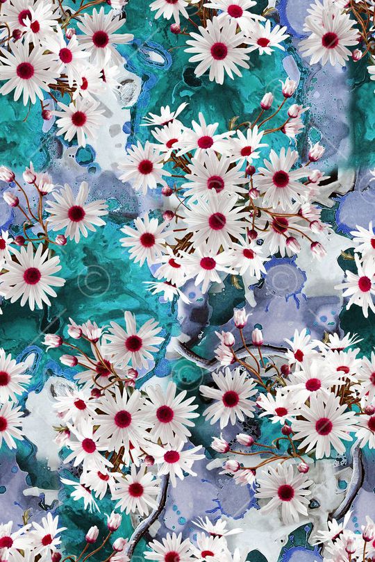 雏菊印花华亿平台图片