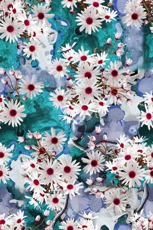 雏菊印花华亿平台图片