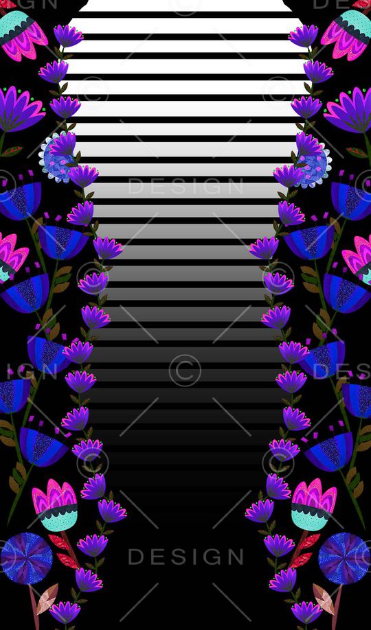 条纹印花华亿平台图片