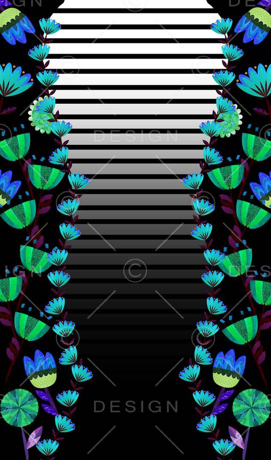 条纹印花华亿平台图片