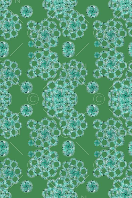 圆圈拼接印花华亿平台图片