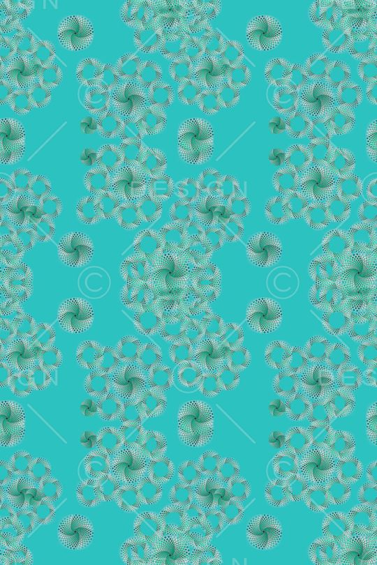 圆圈拼接印花华亿平台图片