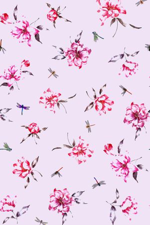 花朵印花华亿平台图片