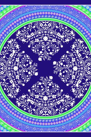 民族风印花华亿平台图片