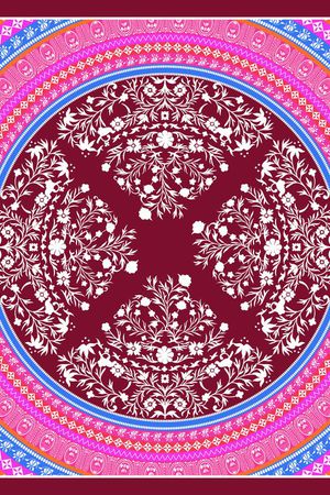 民族风印花华亿平台图片