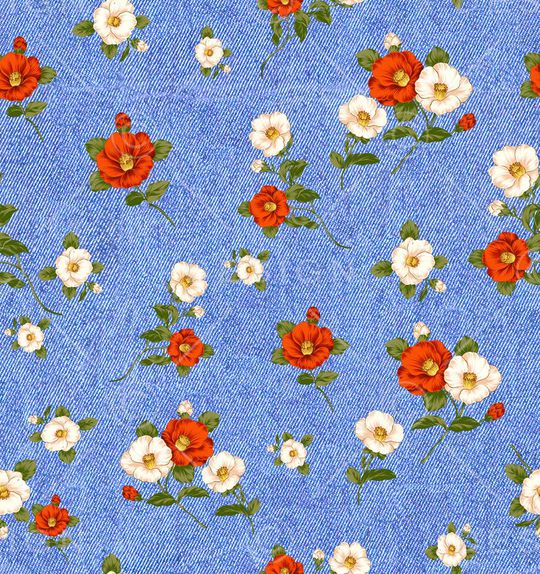 小清新印花华亿平台图片