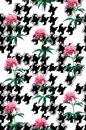 几何印花华亿平台图片