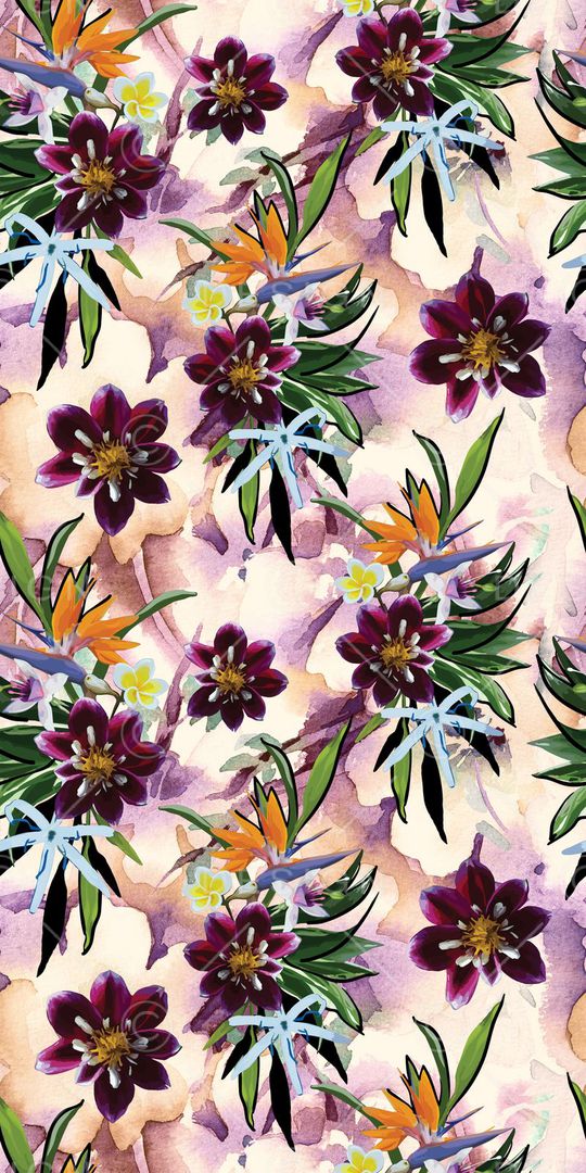 手绘印花华亿平台图片