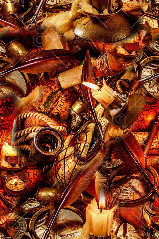 时尚抽象手绘树叶羽毛蜡烛印花印花华亿平台图片