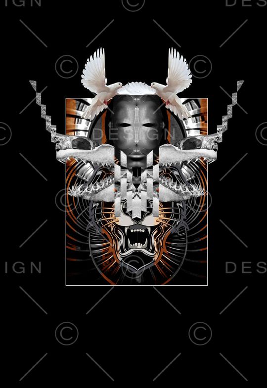 切割男装定位印花印花华亿平台图片