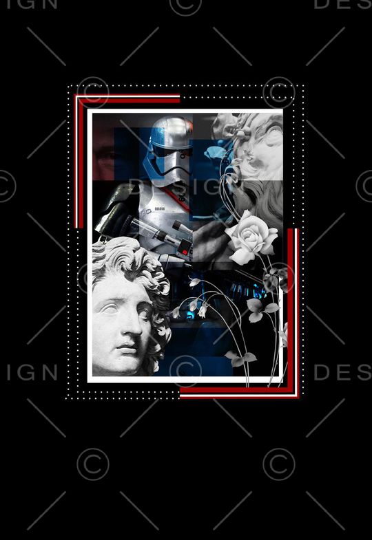 个性男装印花印花华亿平台图片