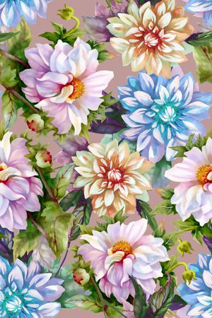 水彩印花华亿平台图片