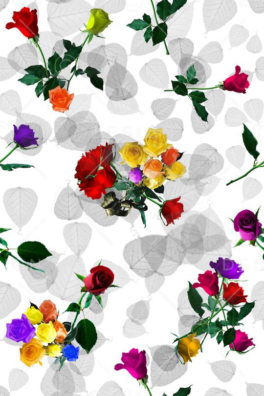 玫瑰印花华亿平台图片