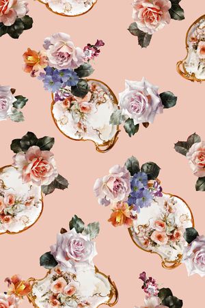 油画花卉印花华亿平台图片