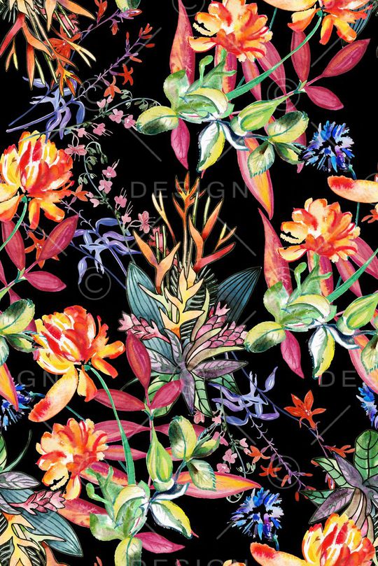 手绘印花华亿平台图片