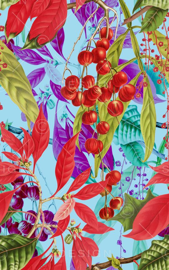 植物印花华亿平台图片