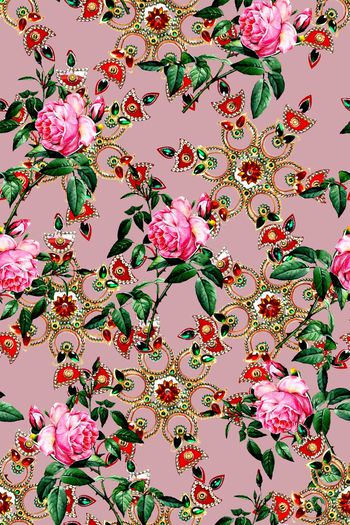 669710-2016-7-11水彩玫瑰花卉珠宝