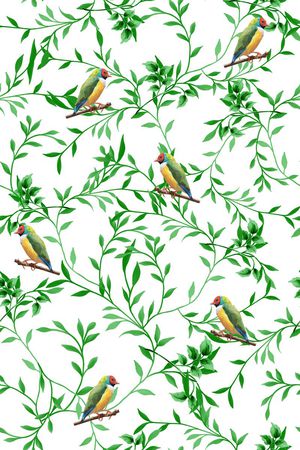 树枝印花华亿平台图片