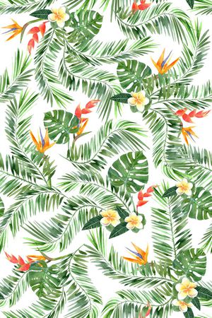 天堂鸟花印花华亿平台图片