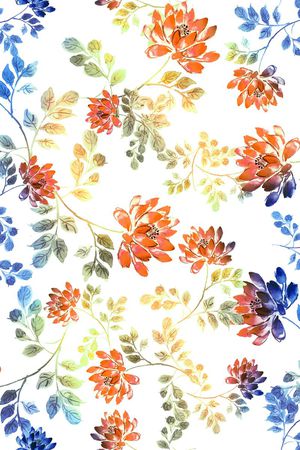 水墨印花华亿平台图片