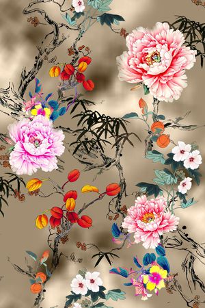 民族风印花华亿平台图片