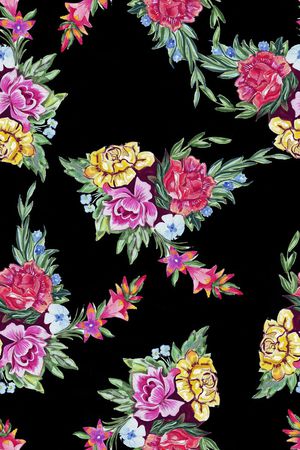 手绘印花华亿平台图片