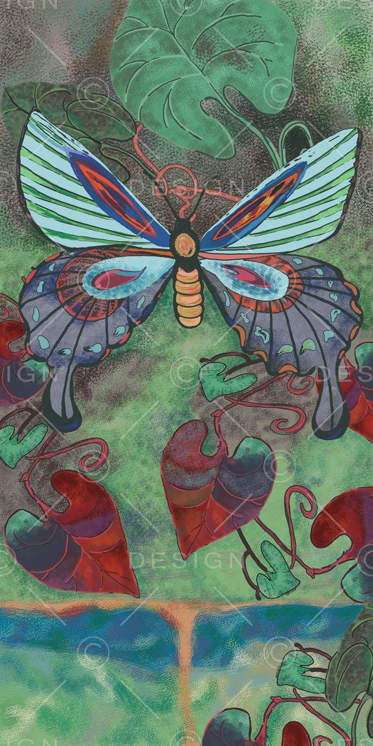 昆虫印花华亿平台图片