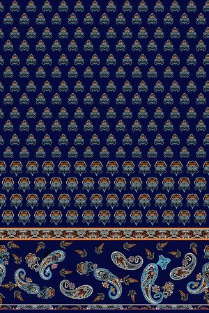 佩斯利印花华亿平台图片