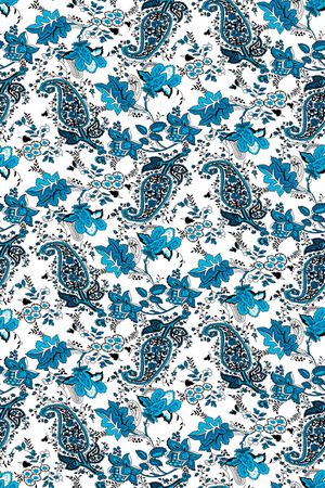 佩斯利印花华亿平台图片