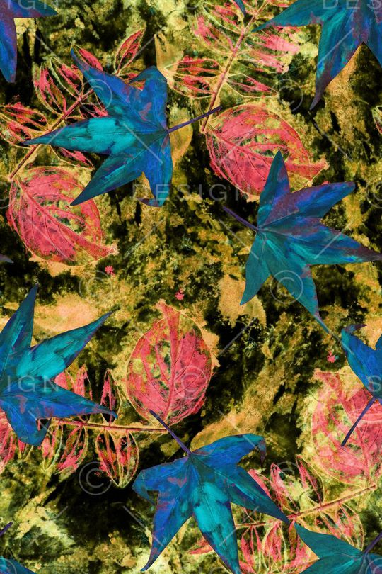 落叶印花华亿平台图片