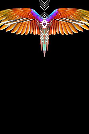 抽象印花华亿平台图片