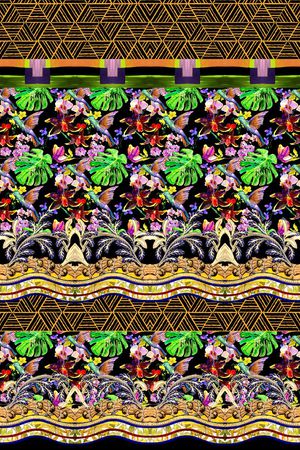 民族风印花华亿平台图片