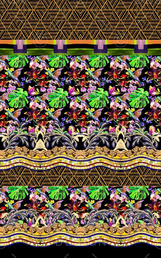 民族风印花华亿平台图片