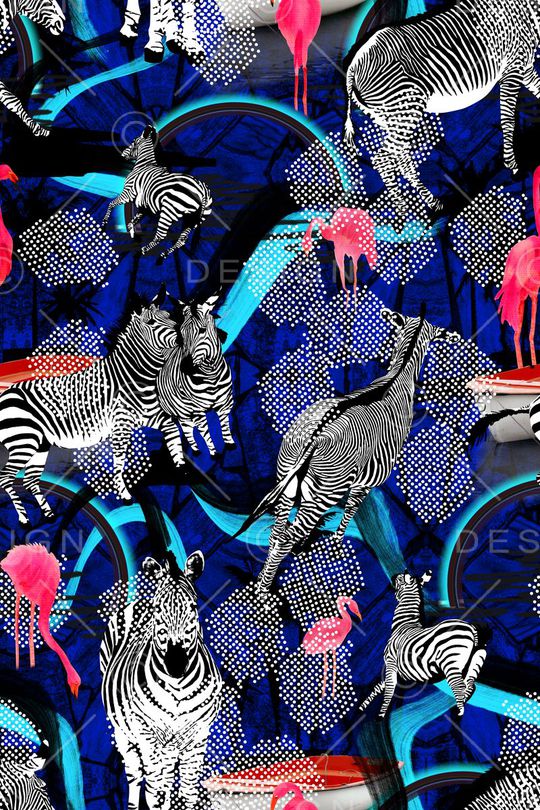 动物(纹)印花华亿平台图片