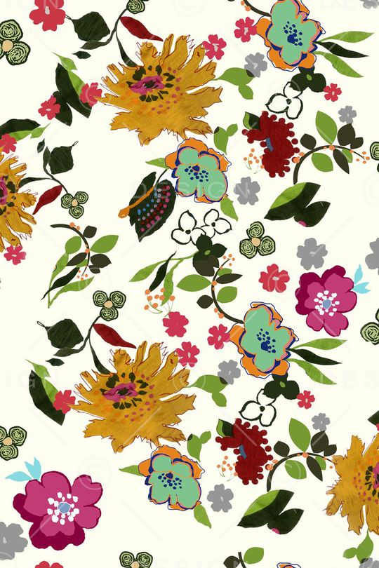 花朵印花华亿平台图片