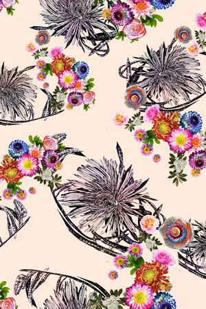 花朵印花华亿平台图片