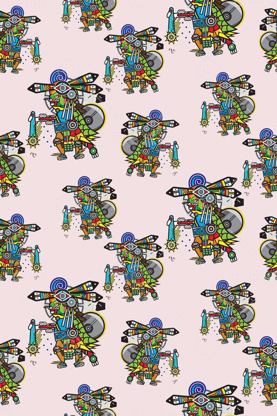 卡通印花华亿平台图片