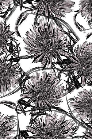 黑白花印花华亿平台图片