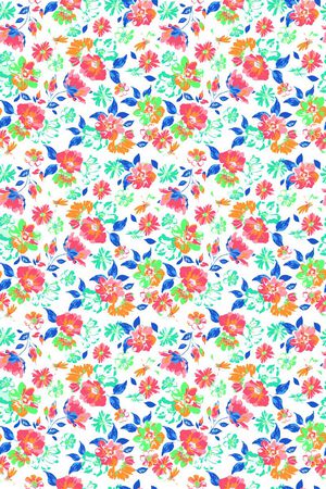 小碎花印花华亿平台图片