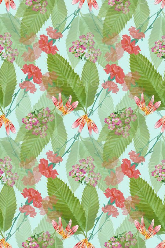 植物花卉印花华亿平台图片