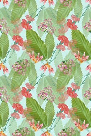 植物花卉印花华亿平台图片