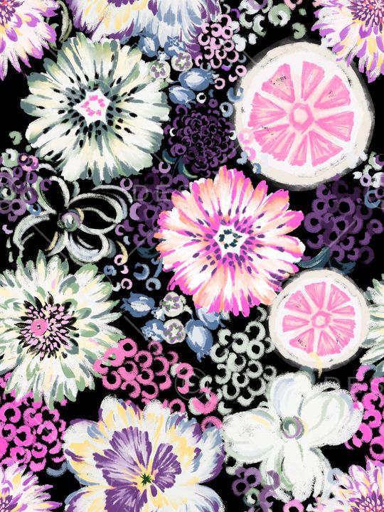 花朵印花华亿平台图片