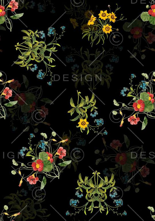 花朵印花华亿平台图片