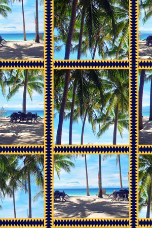 几何印花华亿平台图片