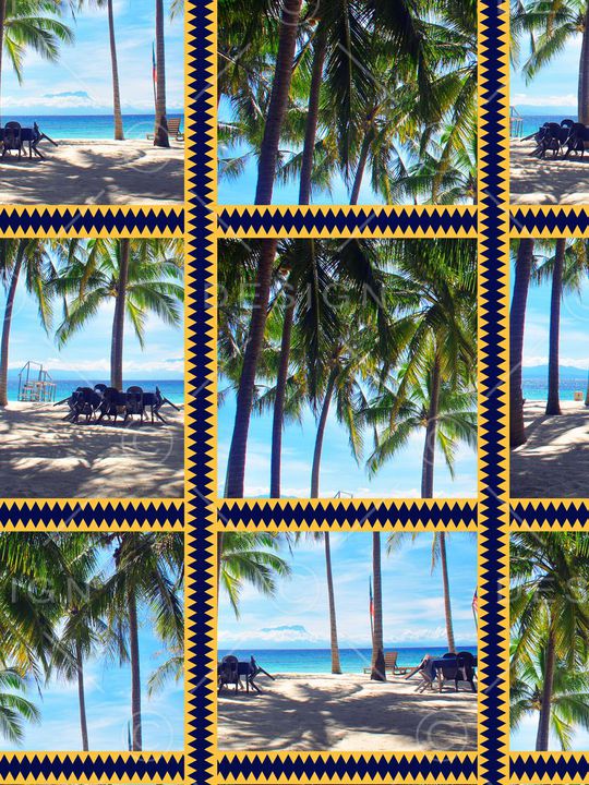 几何印花华亿平台图片